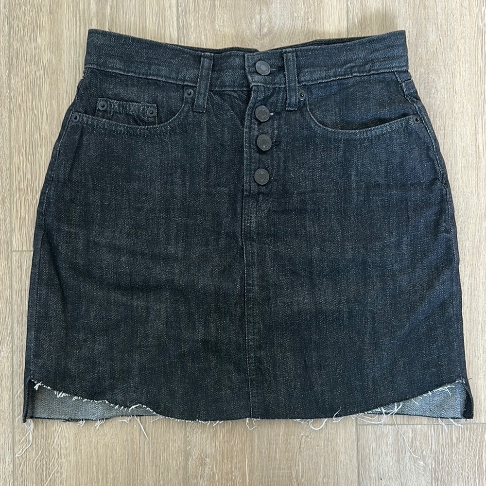 GAP Black Denim Skirt